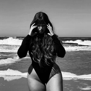 Myra Swim Zuri Womens Small One Piece Swimsuit Chocolate Brown Longsleeve Thong